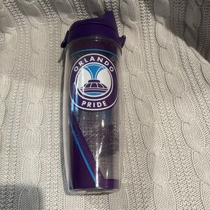 Tervis purple Orlando Pride travel tumbler 24 oz with lid